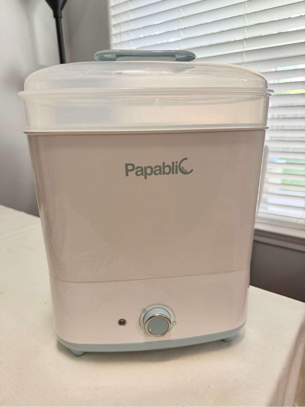 Portable Sterilizer & Dryer in Light Blue